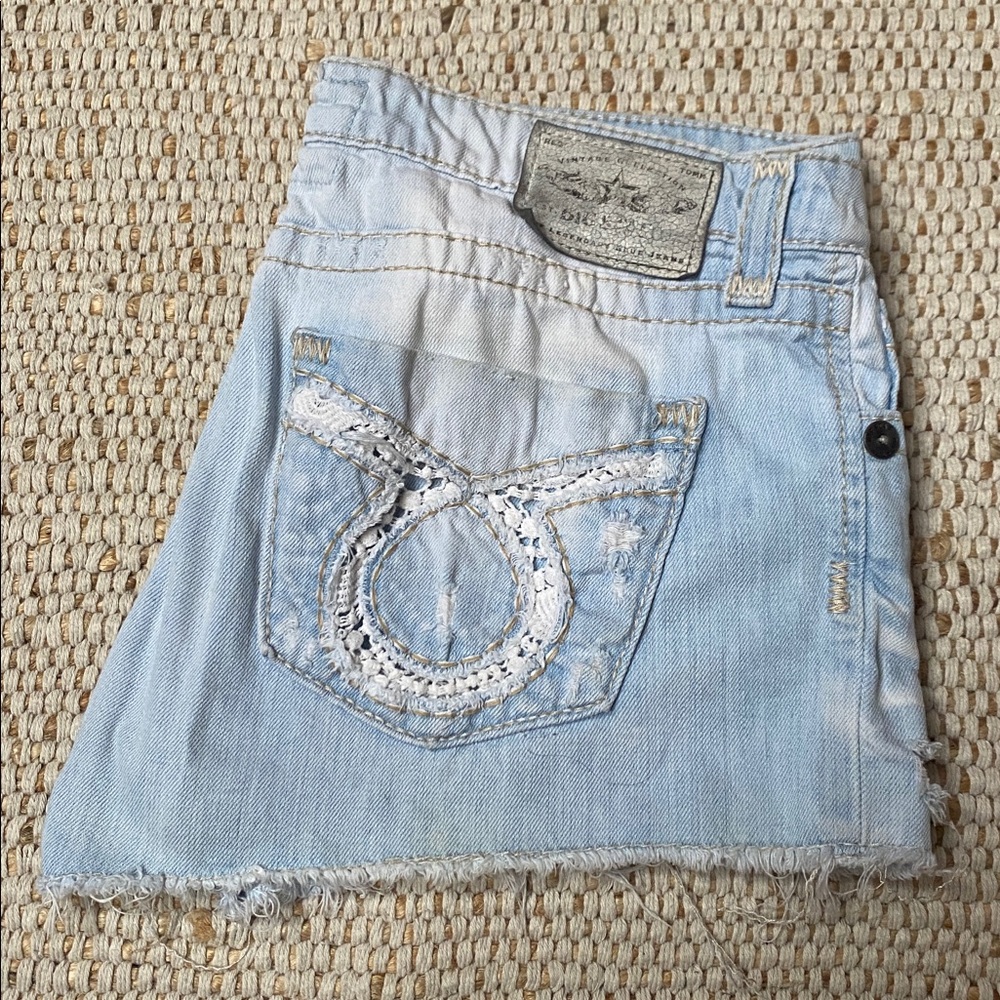 Big Star Liv Light Blue Jean Shorts